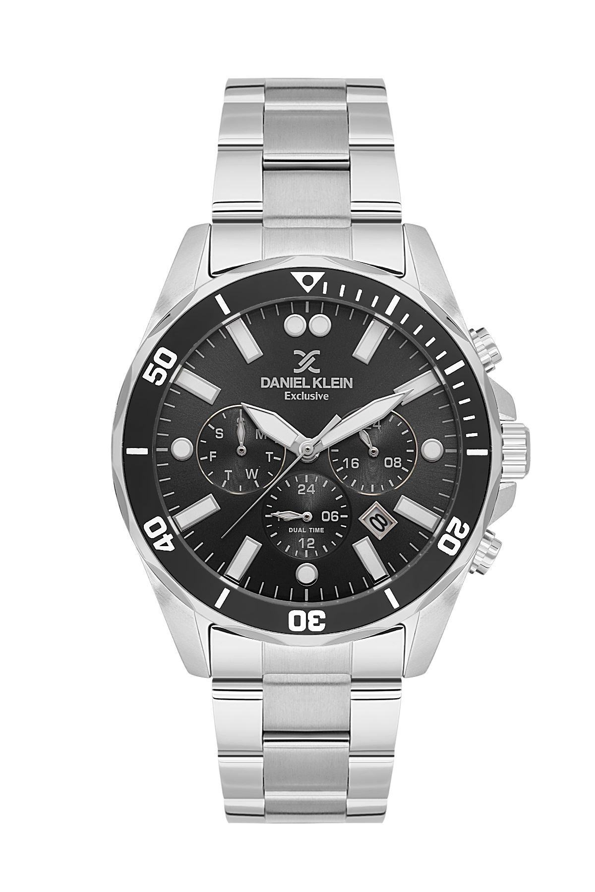 Daniel Klein Dual Time Wrist Watch for Men DK.1.14067-1