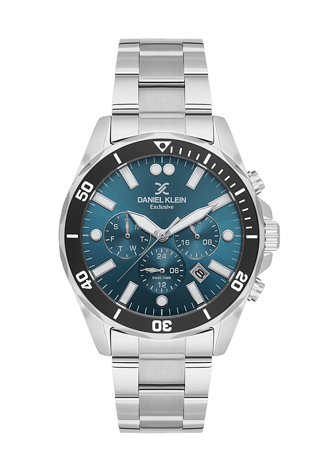 Daniel Klein Dual Time Wrist Watch for Men DK.1.14067-3