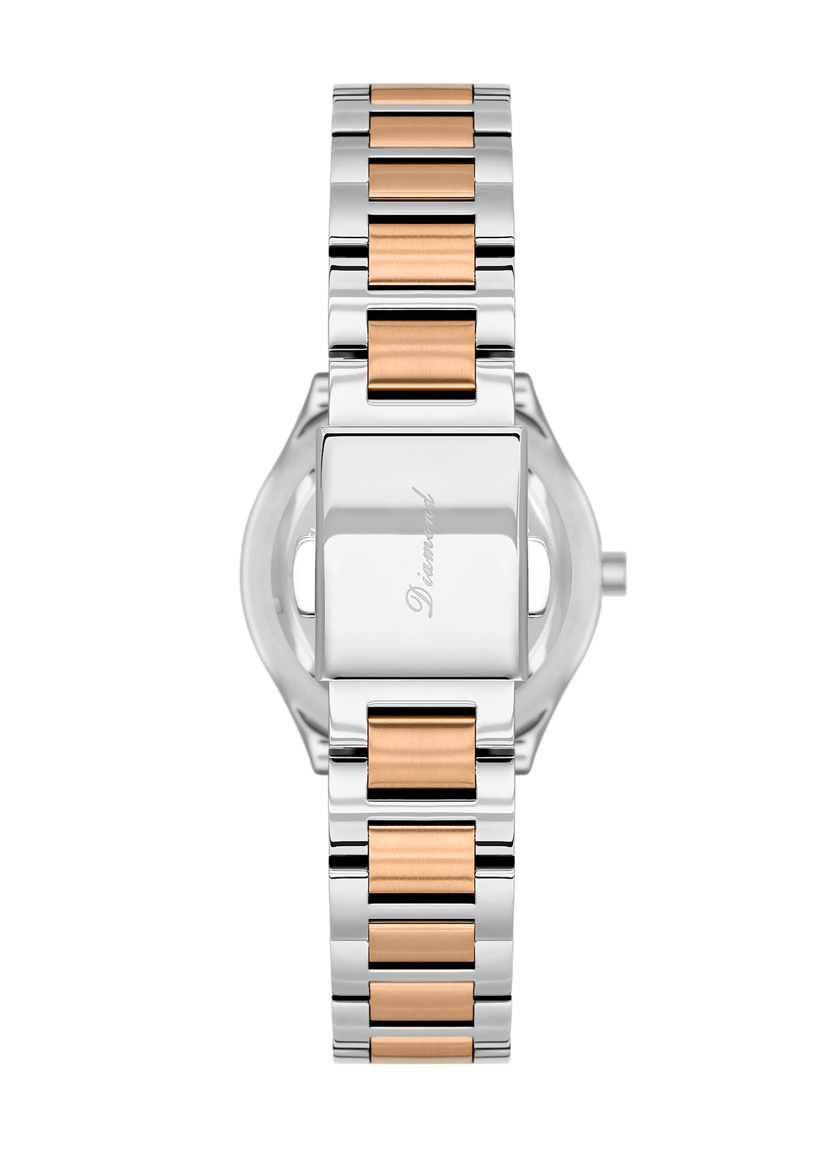 Daniel Klein Diamond Ladies Silver Diamond Emboss Dial Watch – DK.1.14299-6