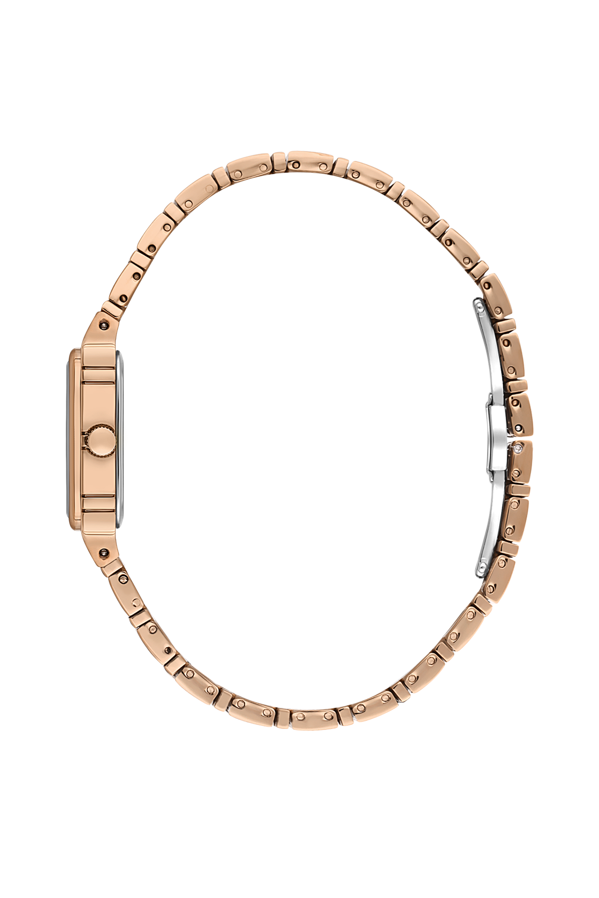 Daniel Klein Premium Ladies Pink Rose Gold Emboss Real Index Watch – DK.1.14315-5