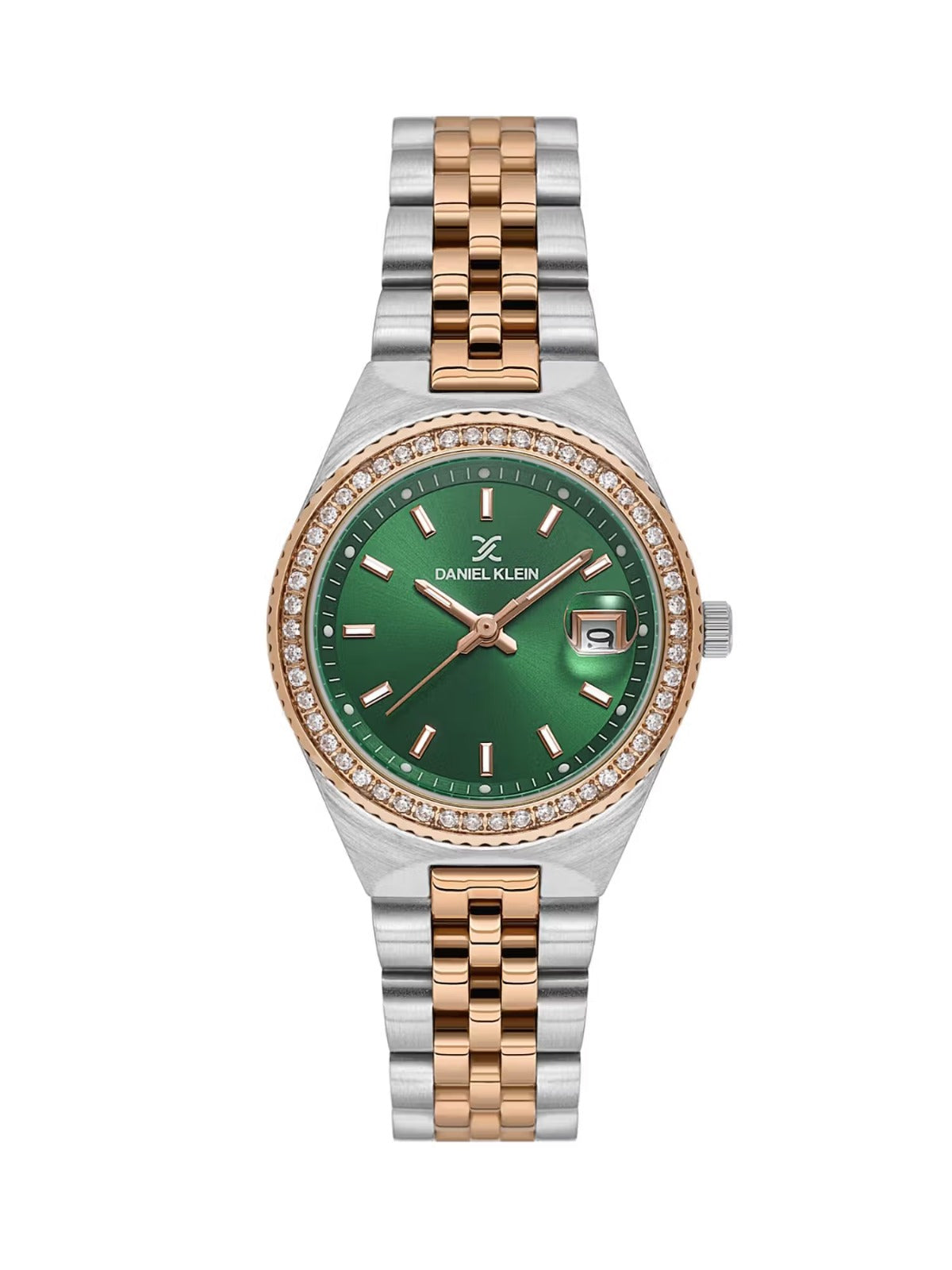 Daniel Klein Premium Ladies Dark Green Sunray Dial Watch – DK.1.14304-7