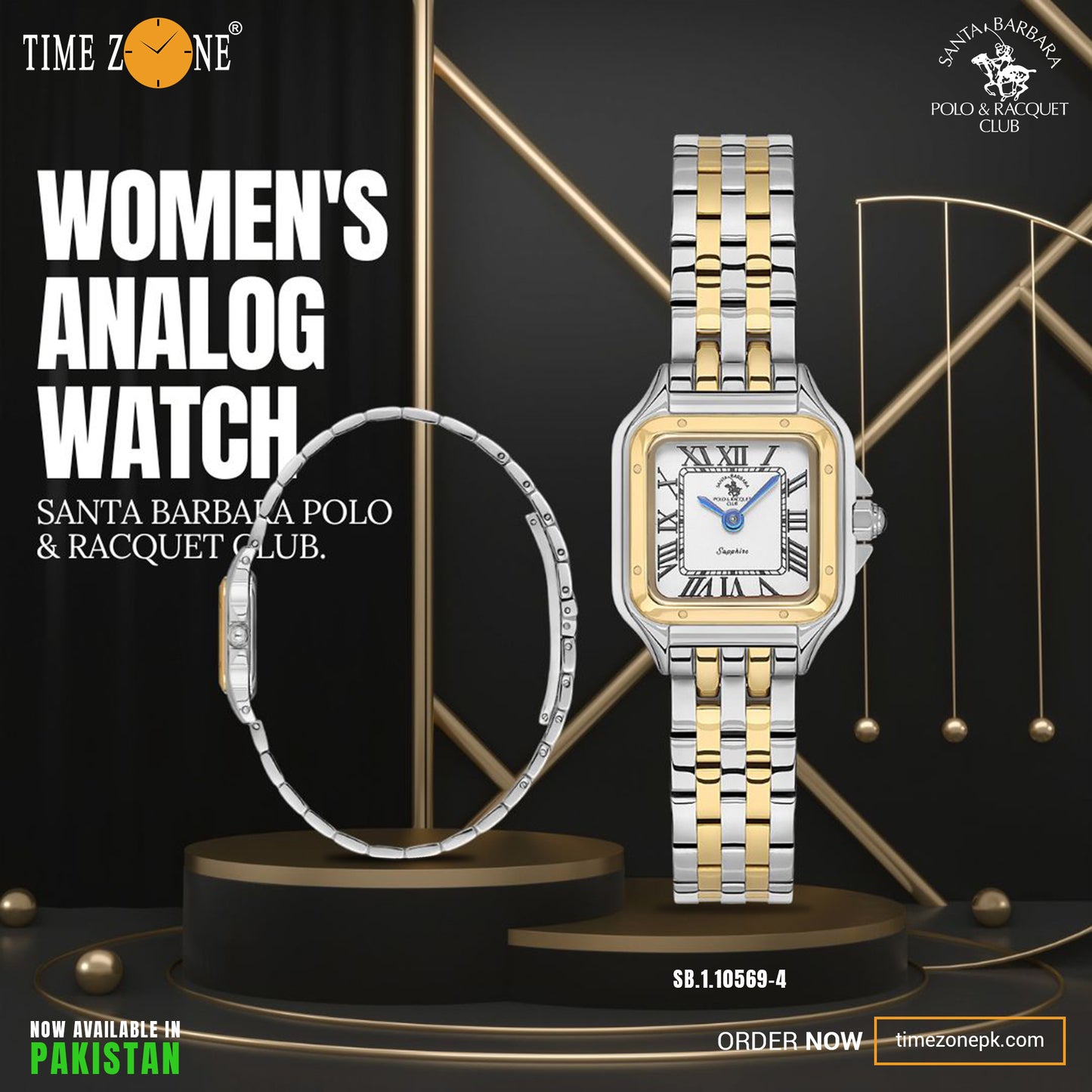 Santa Barbara Polo Wrist Watch for Women SB.1.10569-4
