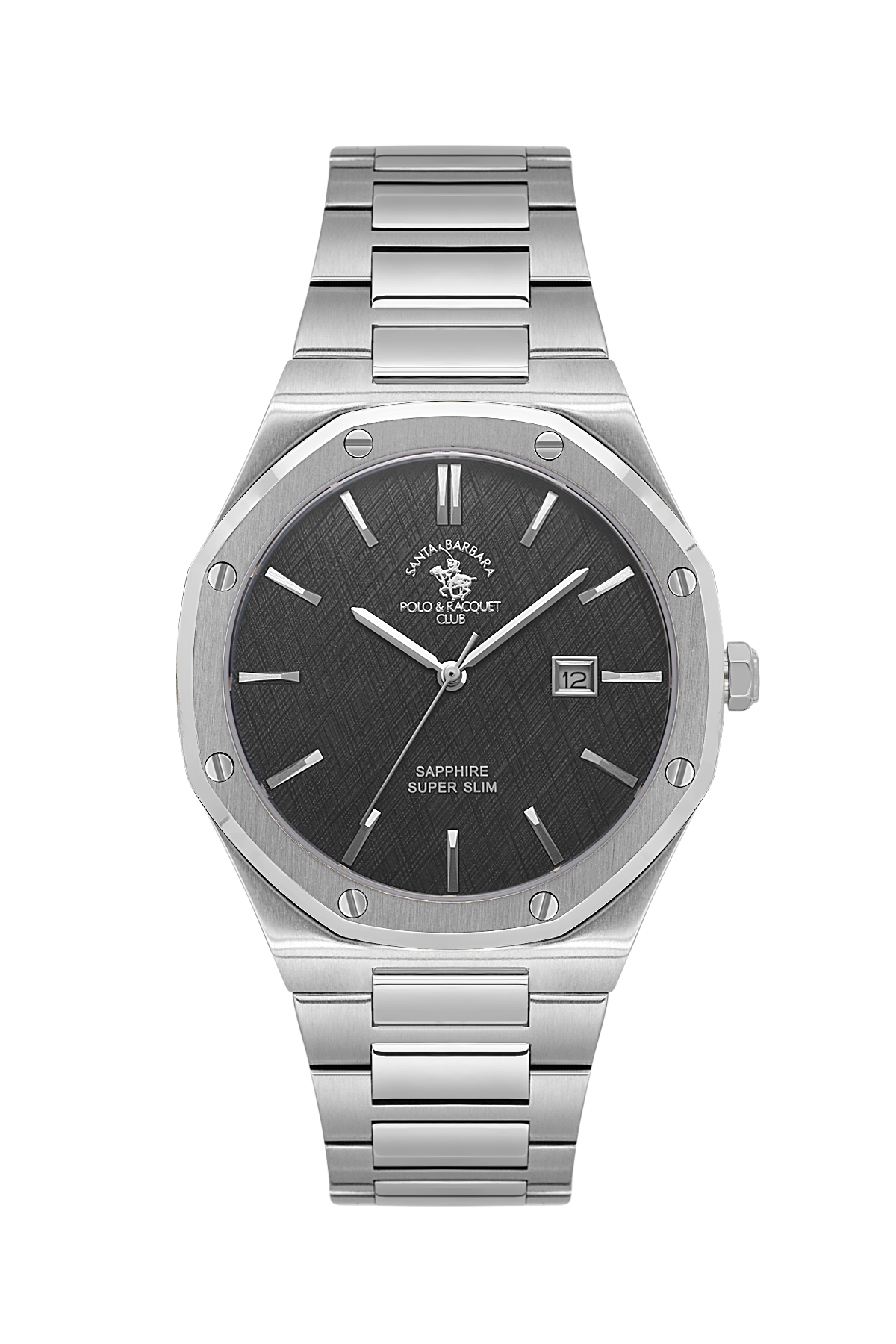 Santa Barbara Polo Date/Slim Wrist Watch for Men SB.1.10673-2