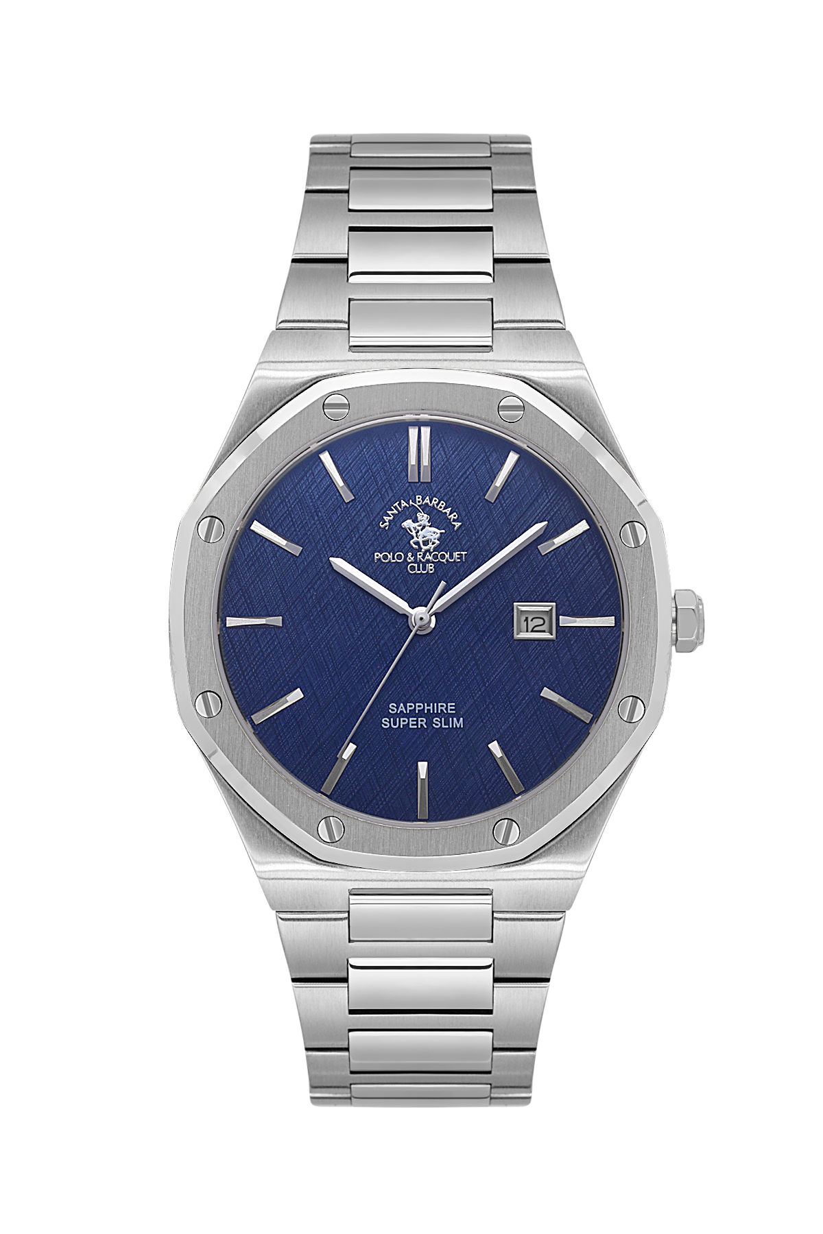 Santa Barbara Polo Date/Slim Wrist Watch for Men SB.1.10673-3