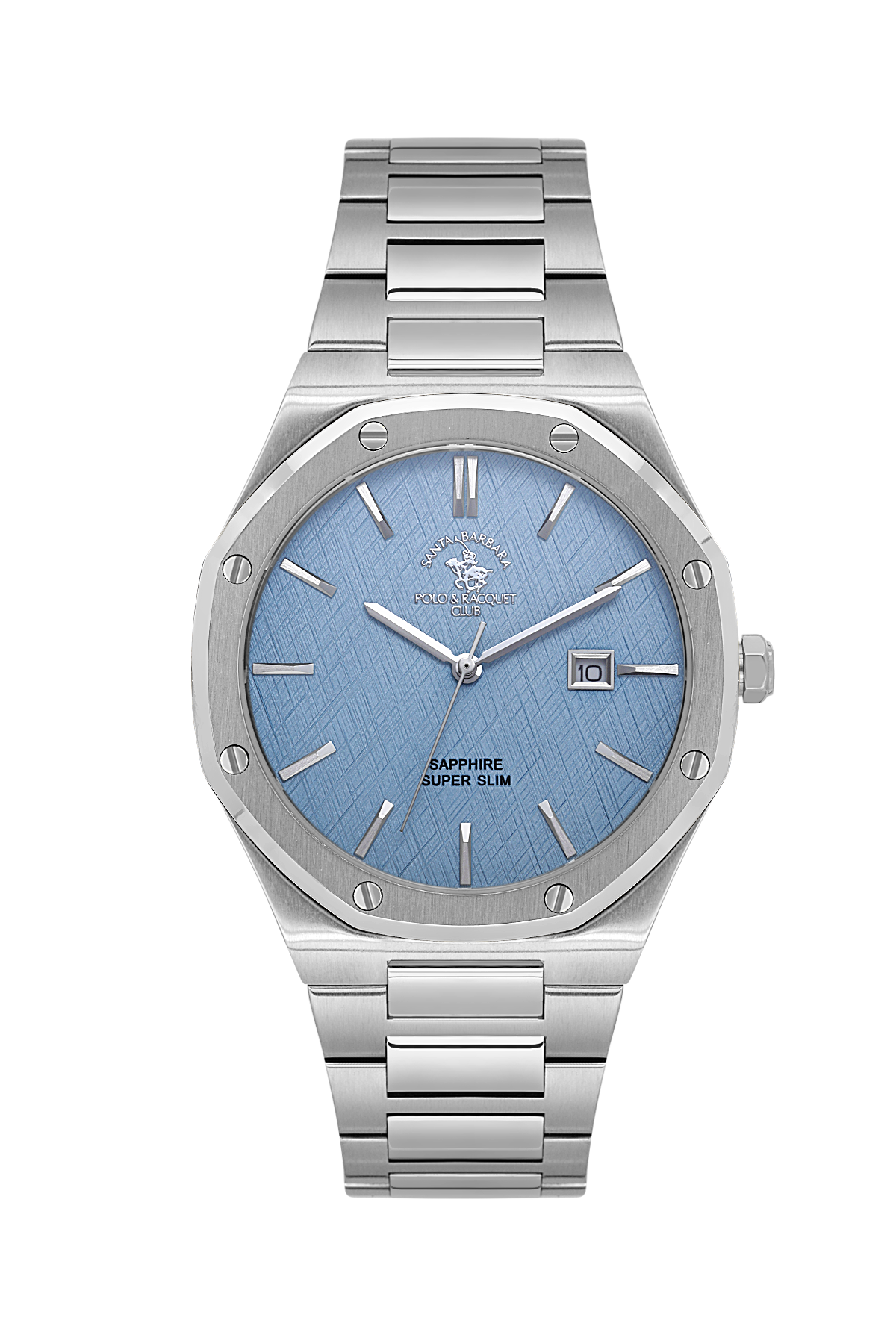 Santa Barbara Polo Date/Slim Wrist Watch for Men SB.1.10673-4