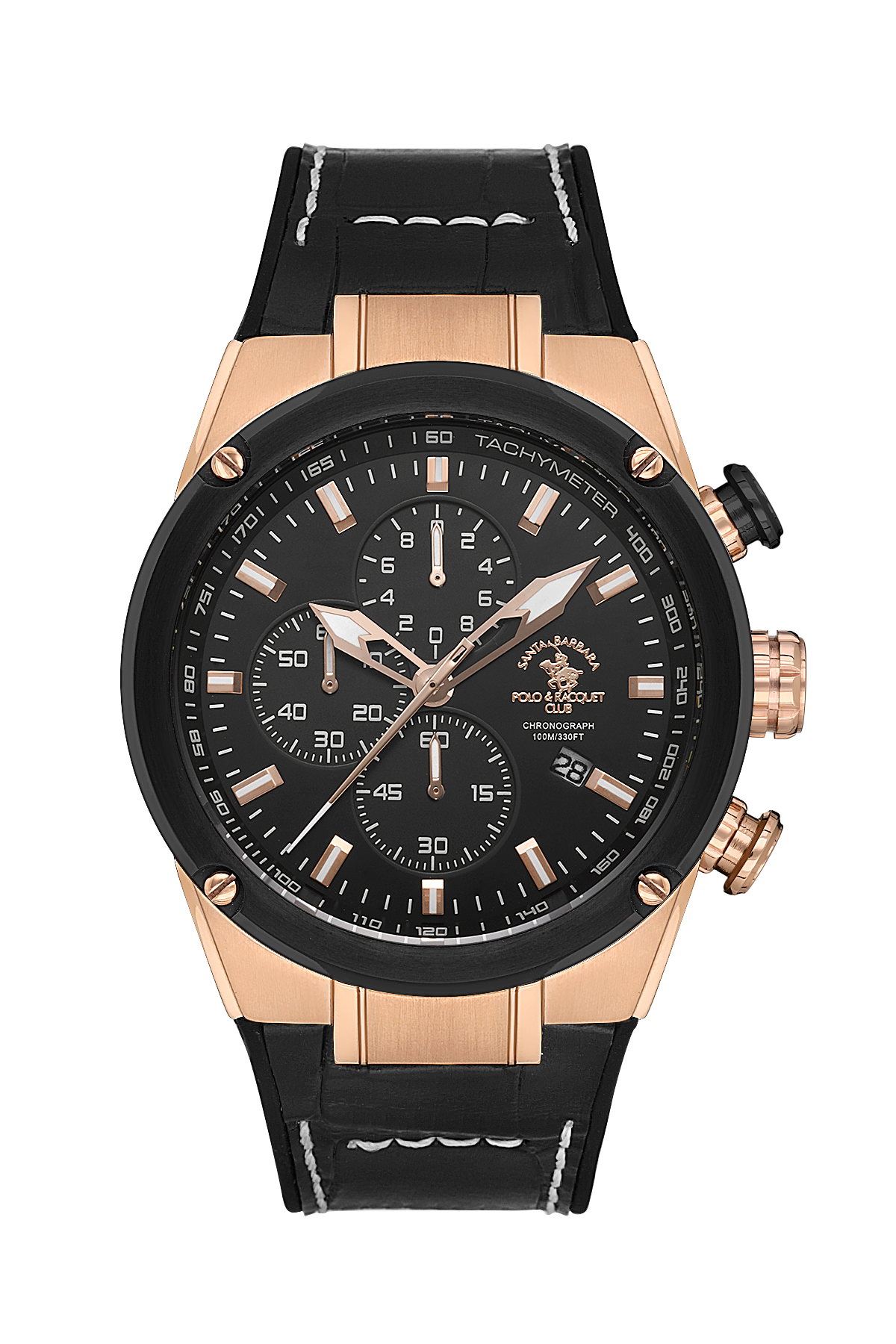 multifunction-gents-watch-black-leather-strap-sb-3-10001-1