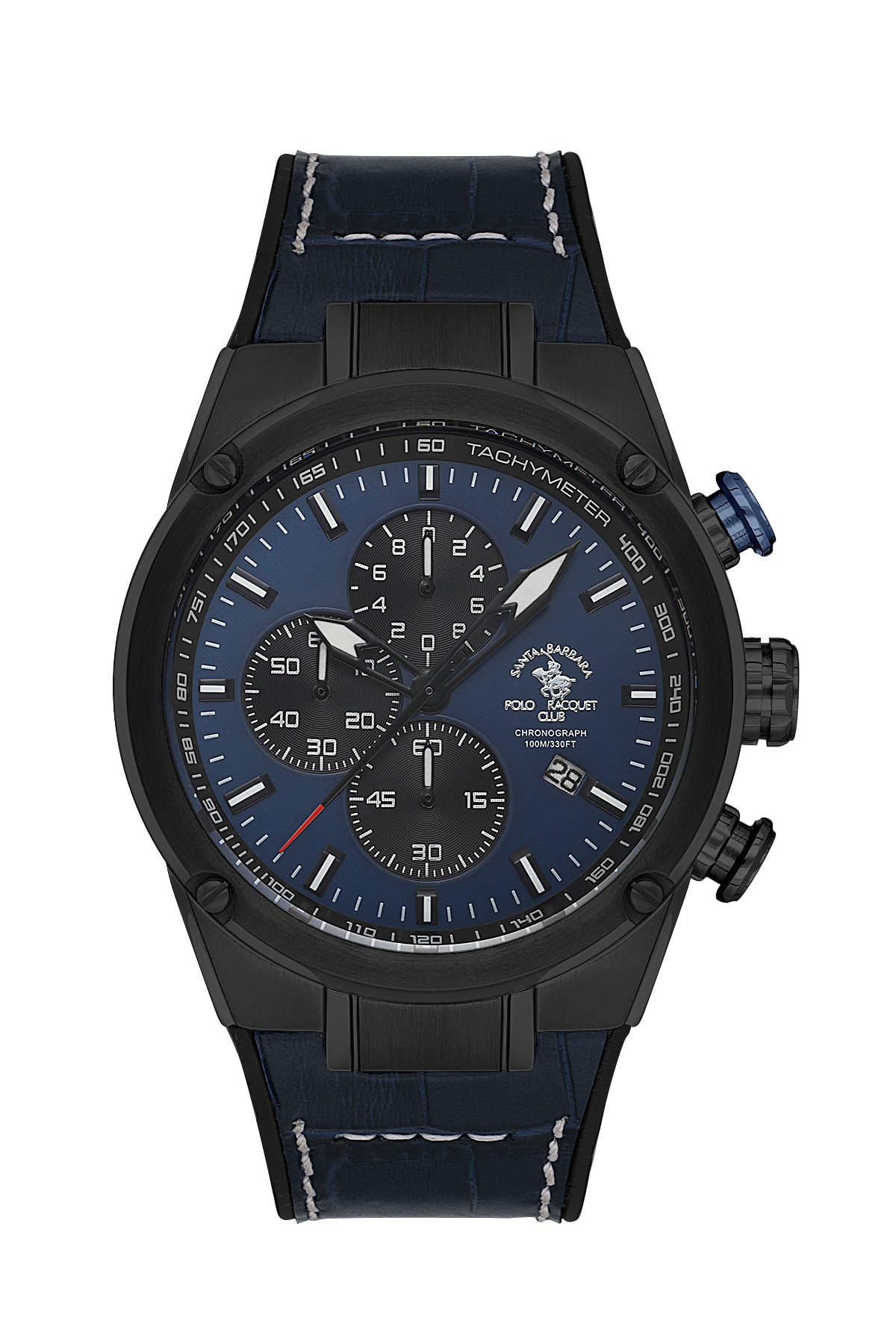 multifunction-gents-watch-purple-blue-leather-sb-3-10001-3