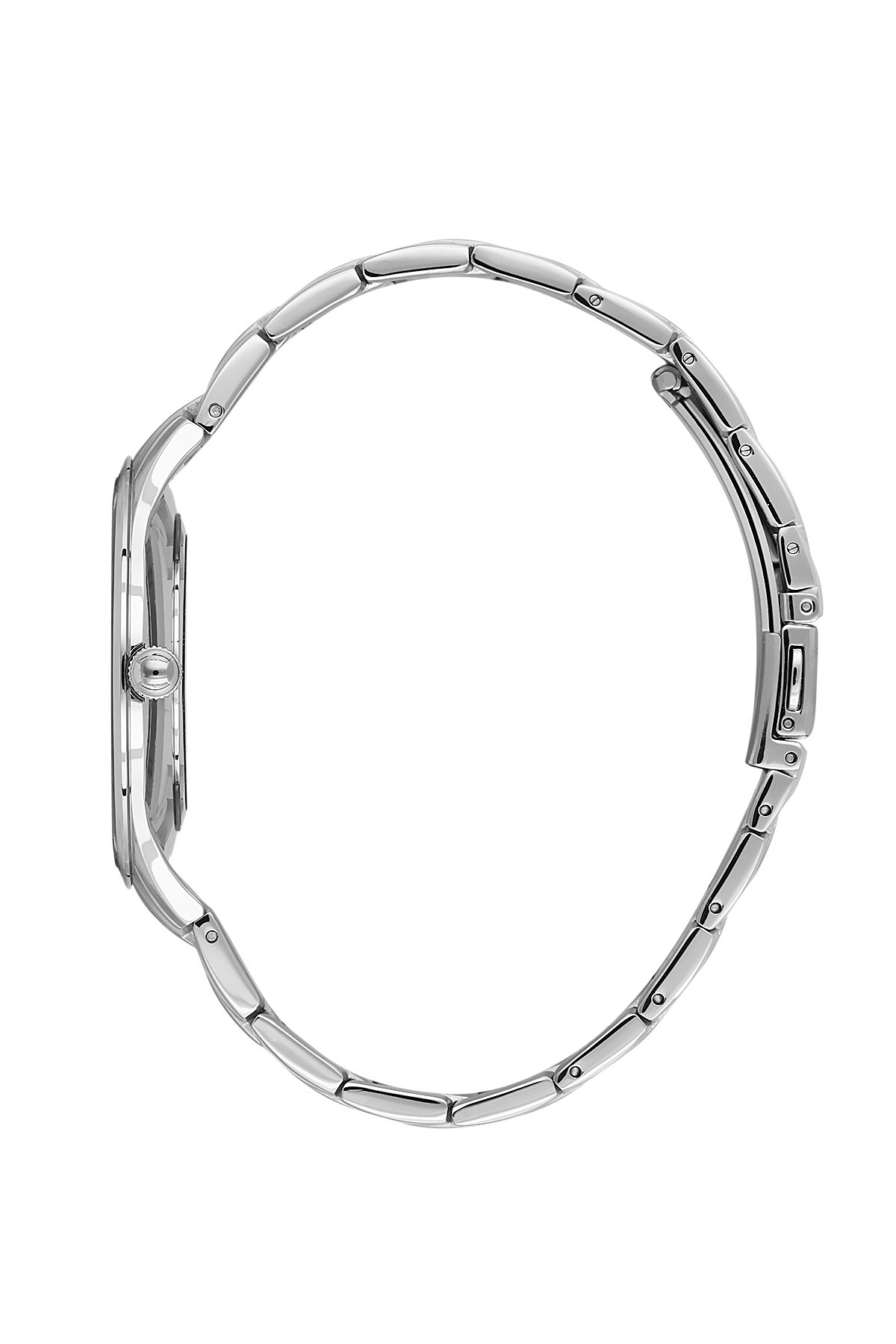 Santa Barbara Polo Silver Dial Slim Wrist Watch for Men SB.4.10020-1