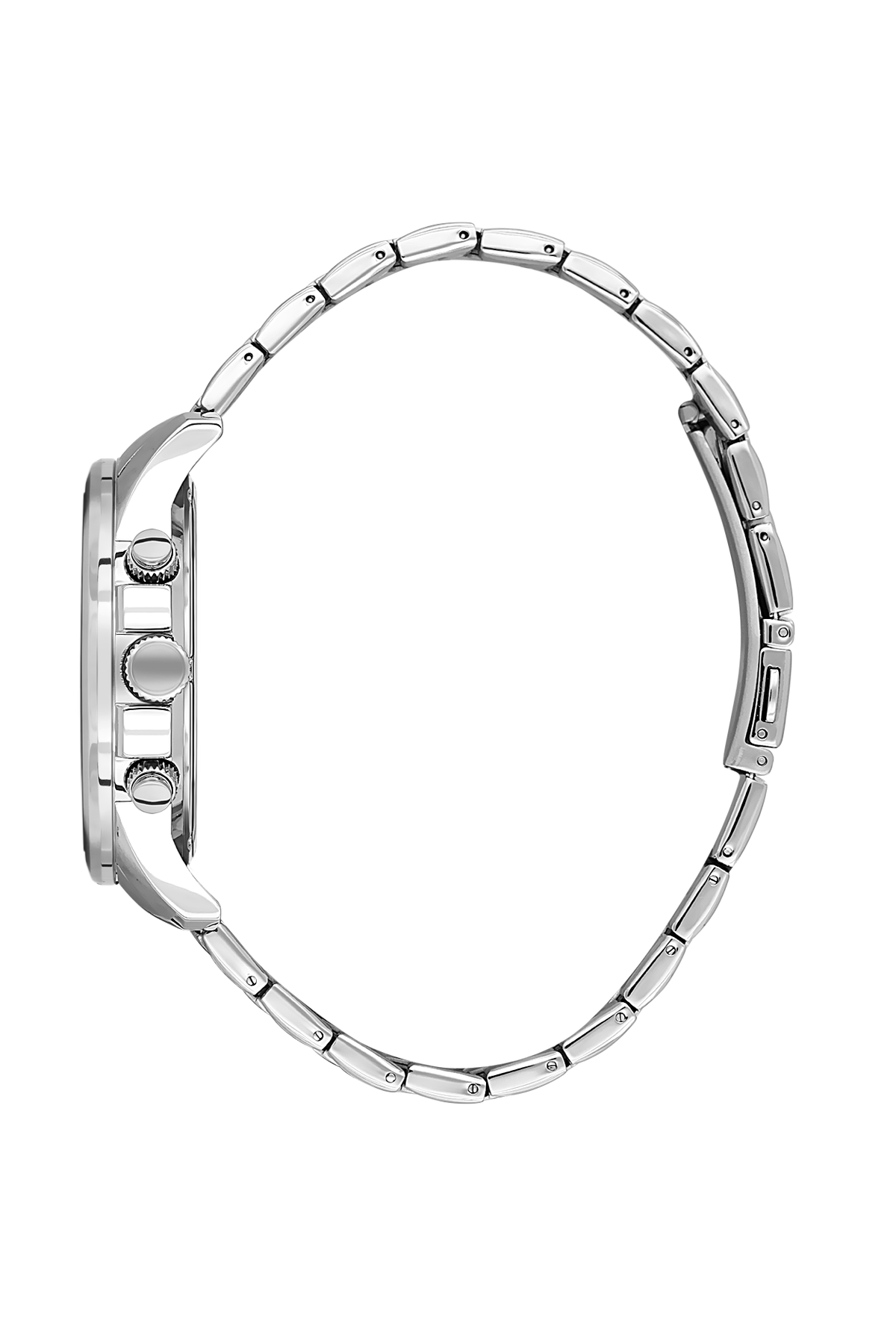 Legend Gents Silver Stainless Steel Analog Watch 44×52mm | Embossed Dial | SB.4.10047-1