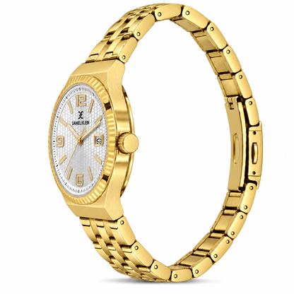 Daniel Klein Premium Ladies Silver Emboss Watch – DK.6.14716-2