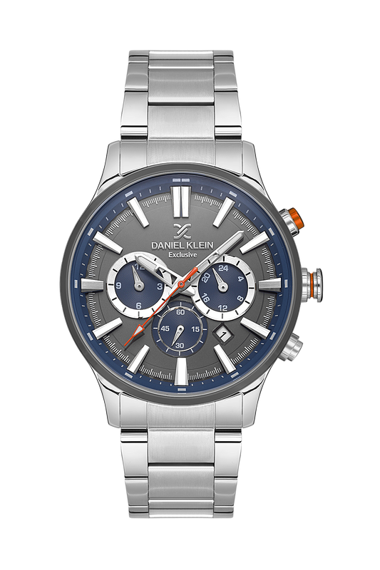 Daniel Klein Gun Black Dial Exclusive Men Multifunction Watch DK. 1.13643-3