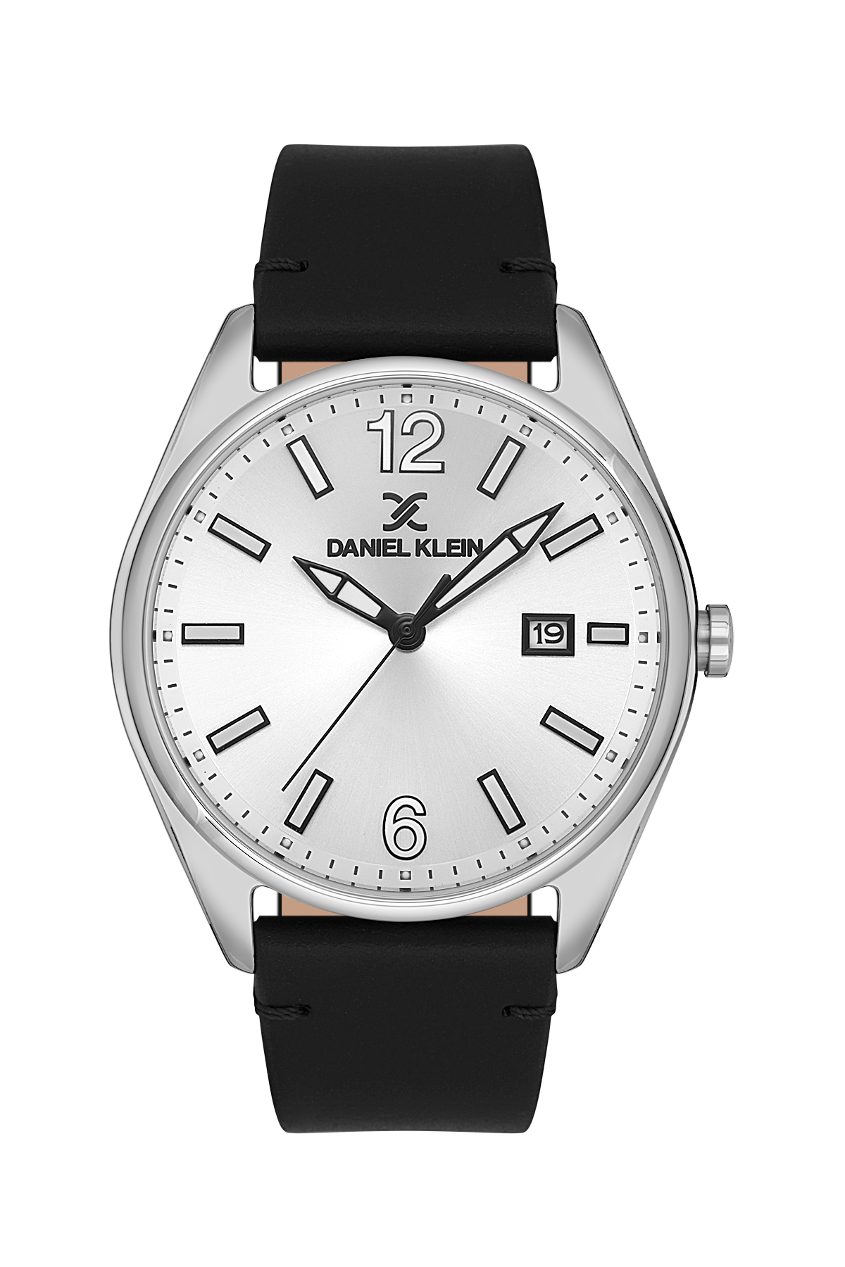 Daniel Klein Silver Dial  Men Date Watch DK.1.13666-1