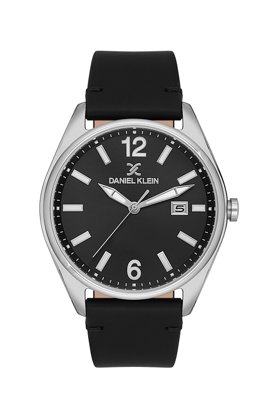Daniel Klein Gun Black Dial  Men Date Watch DK.1.13666-2
