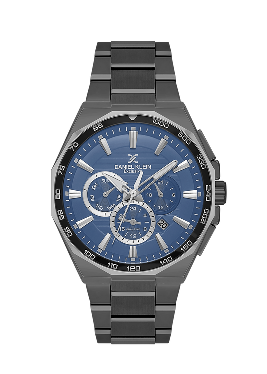 Daniel Klein Multifunction Wrist Watch for Men DK.1.13977-4