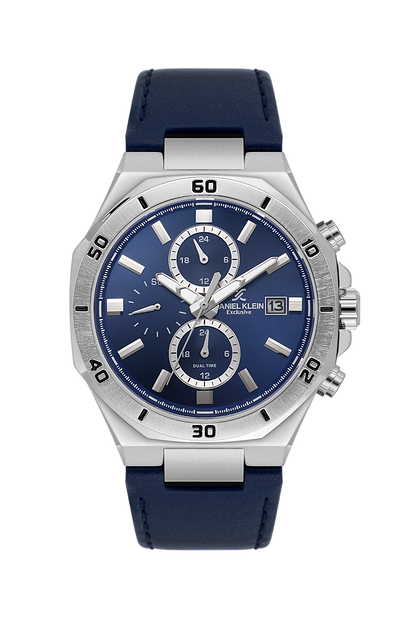 Daniel Klein Exclusive Multifunction Dual Time  Wrist Watch for Men DK.1.14003-2