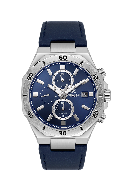Daniel Klein Exclusive Multifunction Dual Time  Wrist Watch for Men DK.1.14003-2