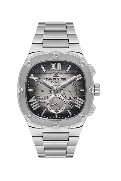 Daniel Klein Exclusive Multifunction Dual Date Wrist Watch for Men DK.1.14009-1