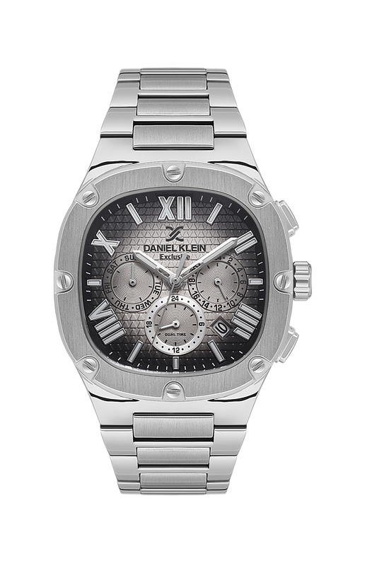 Daniel Klein Exclusive Multifunction Dual Date Wrist Watch for Men DK.1.14009-1