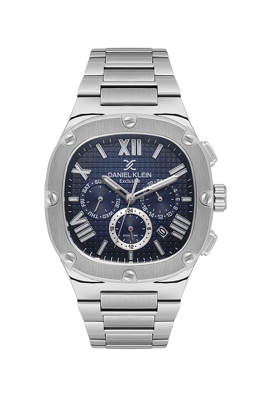 Daniel Klein Exclusive Multifunction Dual Date Wrist Watch for Men DK.1.14009-3