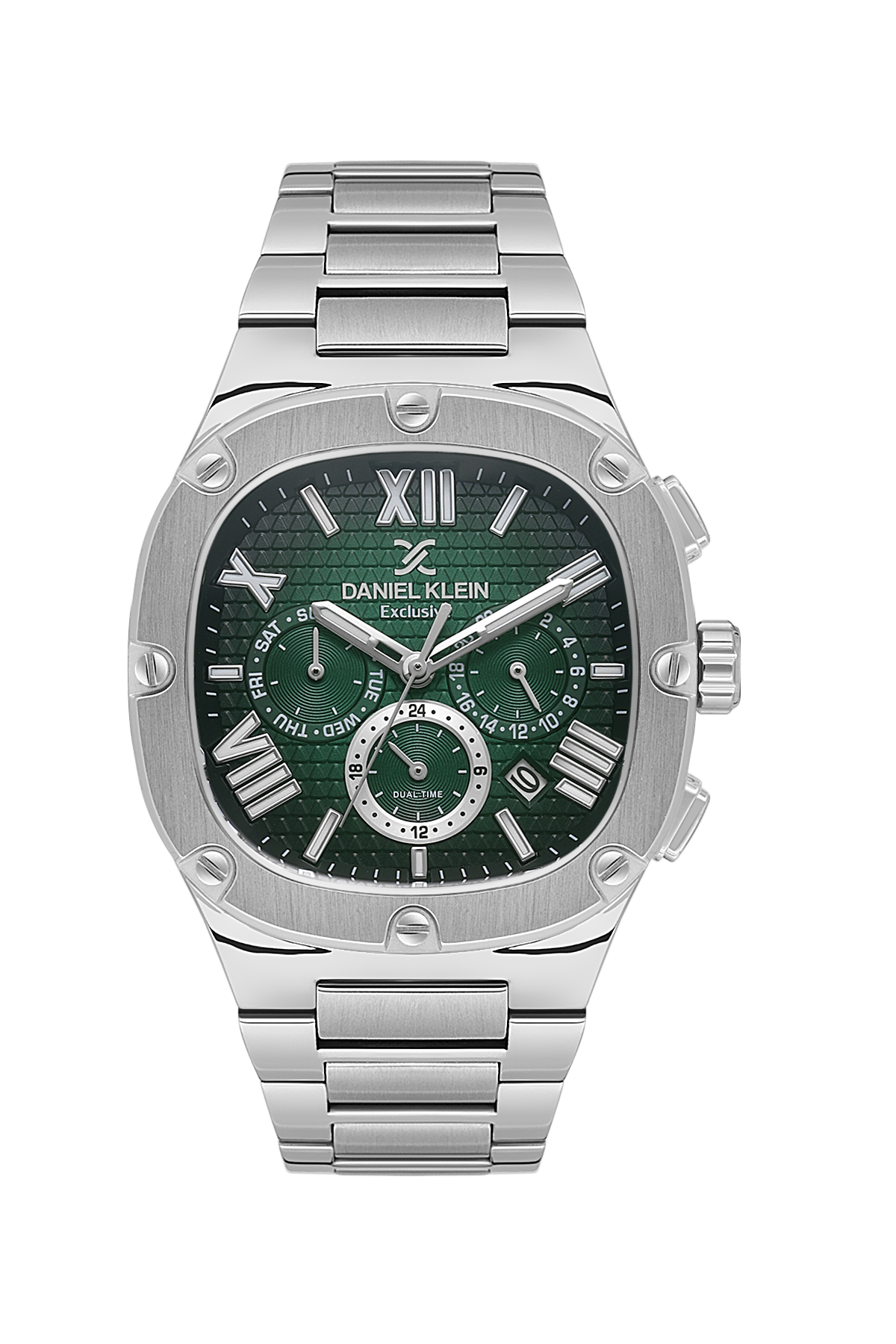 Daniel Klein Exclusive Multifunction Dual Date Wrist Watch for Men DK.1.14009-4