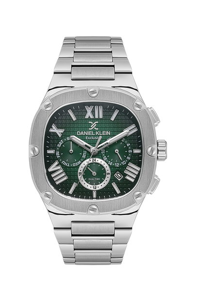 Daniel Klein Exclusive Multifunction Dual Date Wrist Watch for Men DK.1.14009-4