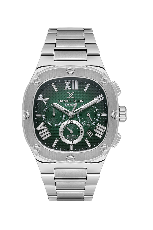 Daniel Klein Exclusive Multifunction Dual Date Wrist Watch for Men DK.1.14009-4