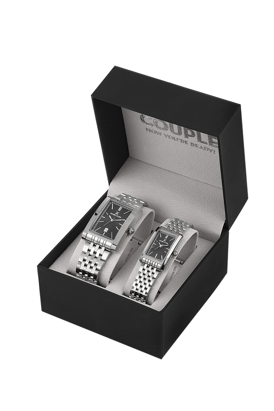 Daniel Klein Wrist Watch for Couple DK.1.14011-2