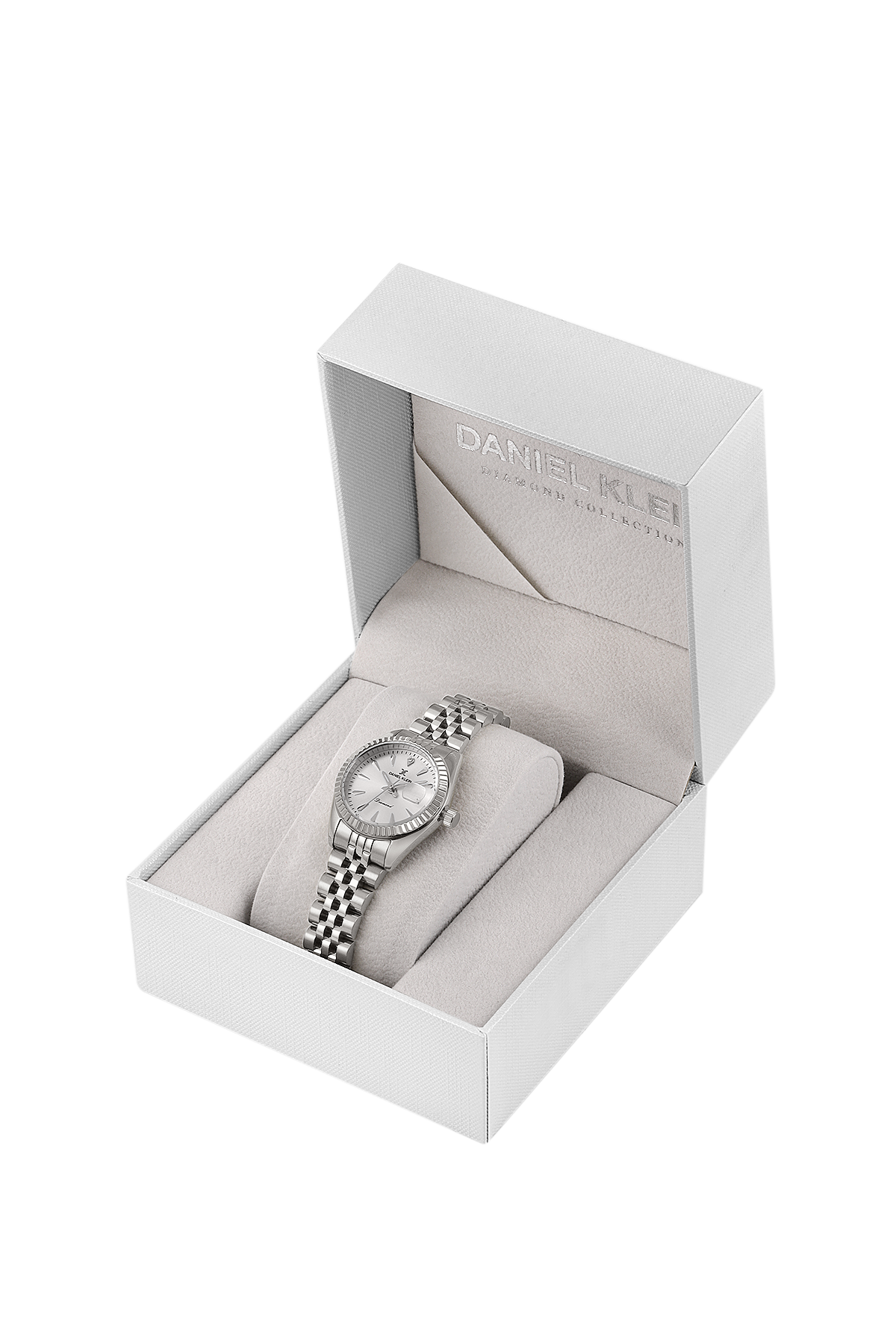 Daniel Klein Diamond Date Wrist Watch for Women DK.1.14027-1