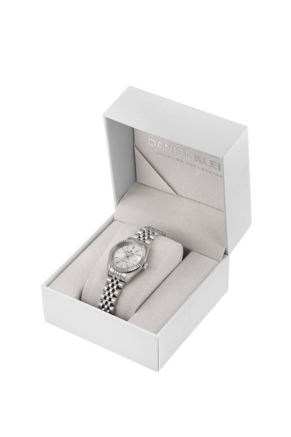 Daniel Klein Diamond Date Wrist Watch for Women DK.1.14027-1