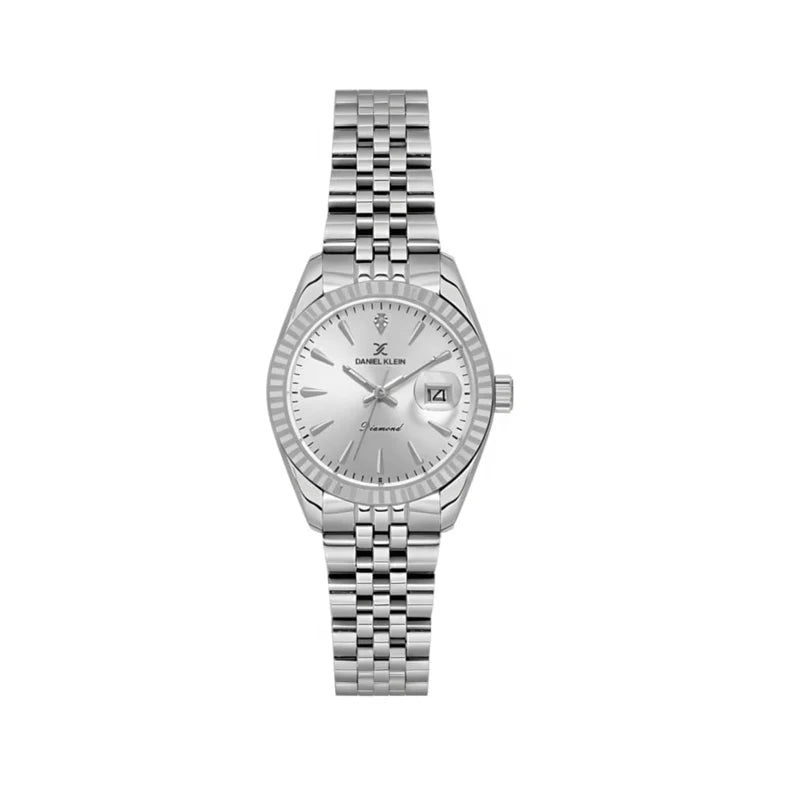 Daniel Klein Diamond Date Wrist Watch for Women DK.1.14027-1