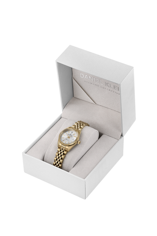 Daniel Klein Diamond Date Wrist Watch for Women DK.1.14027-2