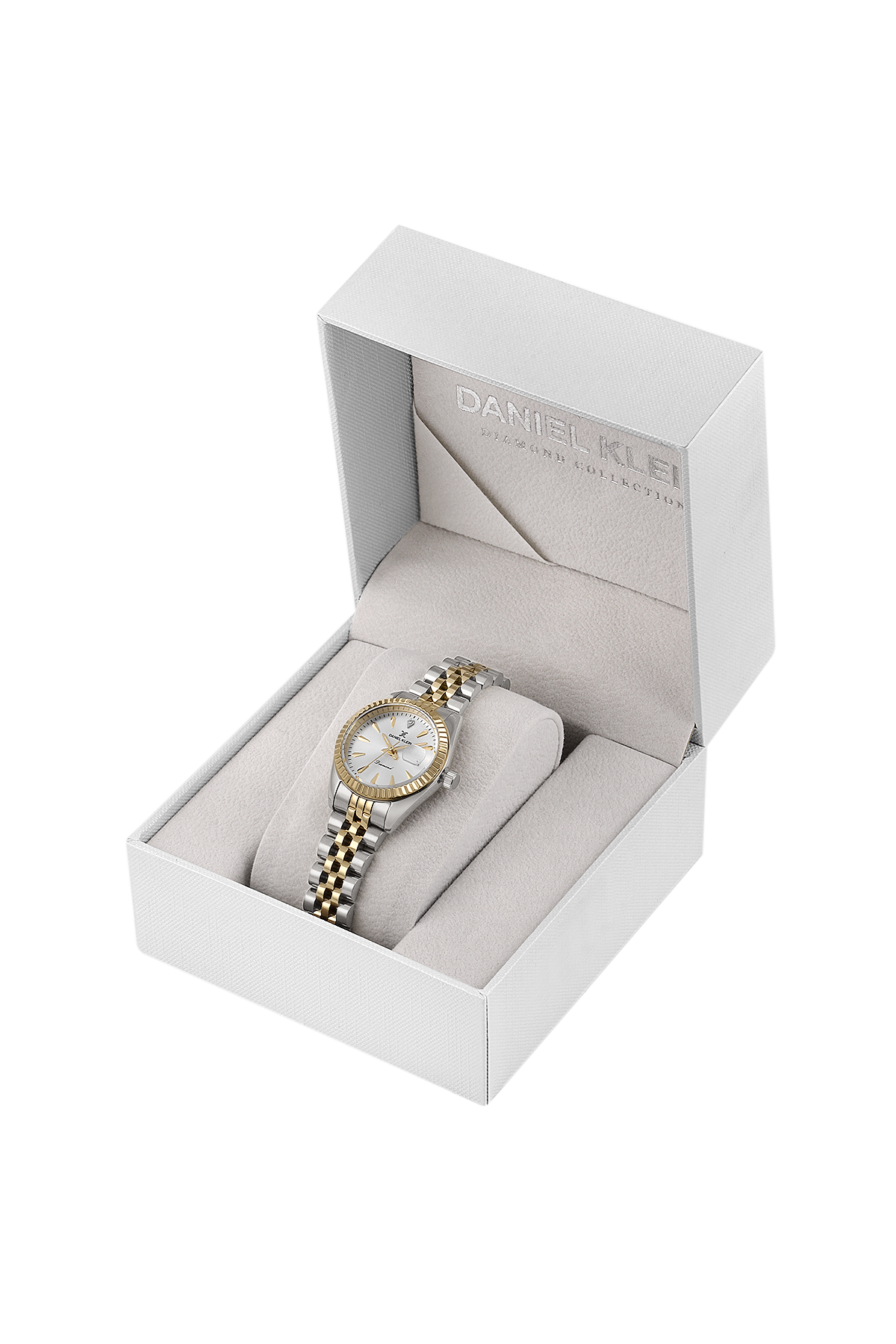 Daniel Klein Diamond Date Wrist Watch for Women DK.1.14027-3