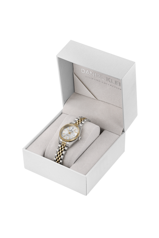 Daniel Klein Diamond Date Wrist Watch for Women DK.1.14027-3