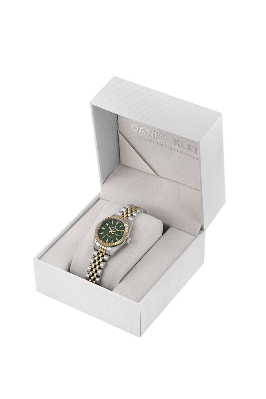 Daniel Klein Diamond Date Wrist Watch for Women DK.1.14027-4