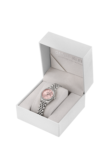Daniel Klein Diamond Date Wrist Watch for Women DK.1.14027-5