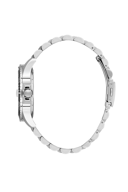 Daniel Klein Steely Date Wrist Watch for Men DK.1.14029-4