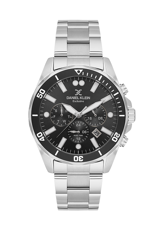 Daniel Klein Dual Time Wrist Watch for Men DK.1.14067-1