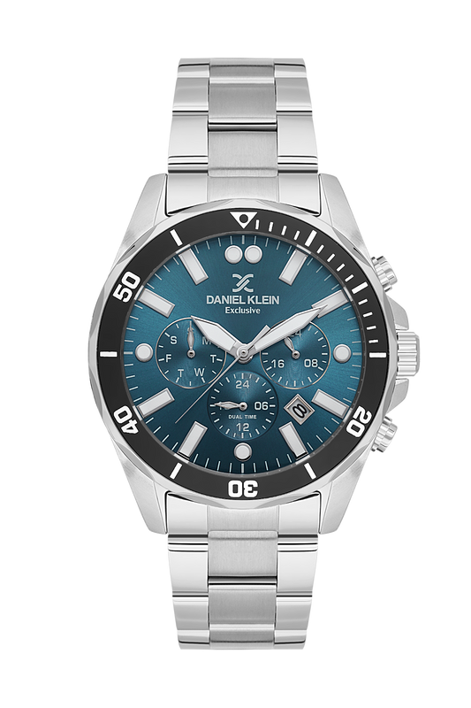 Daniel Klein Dual Time Wrist Watch for Men DK.1.14067-3
