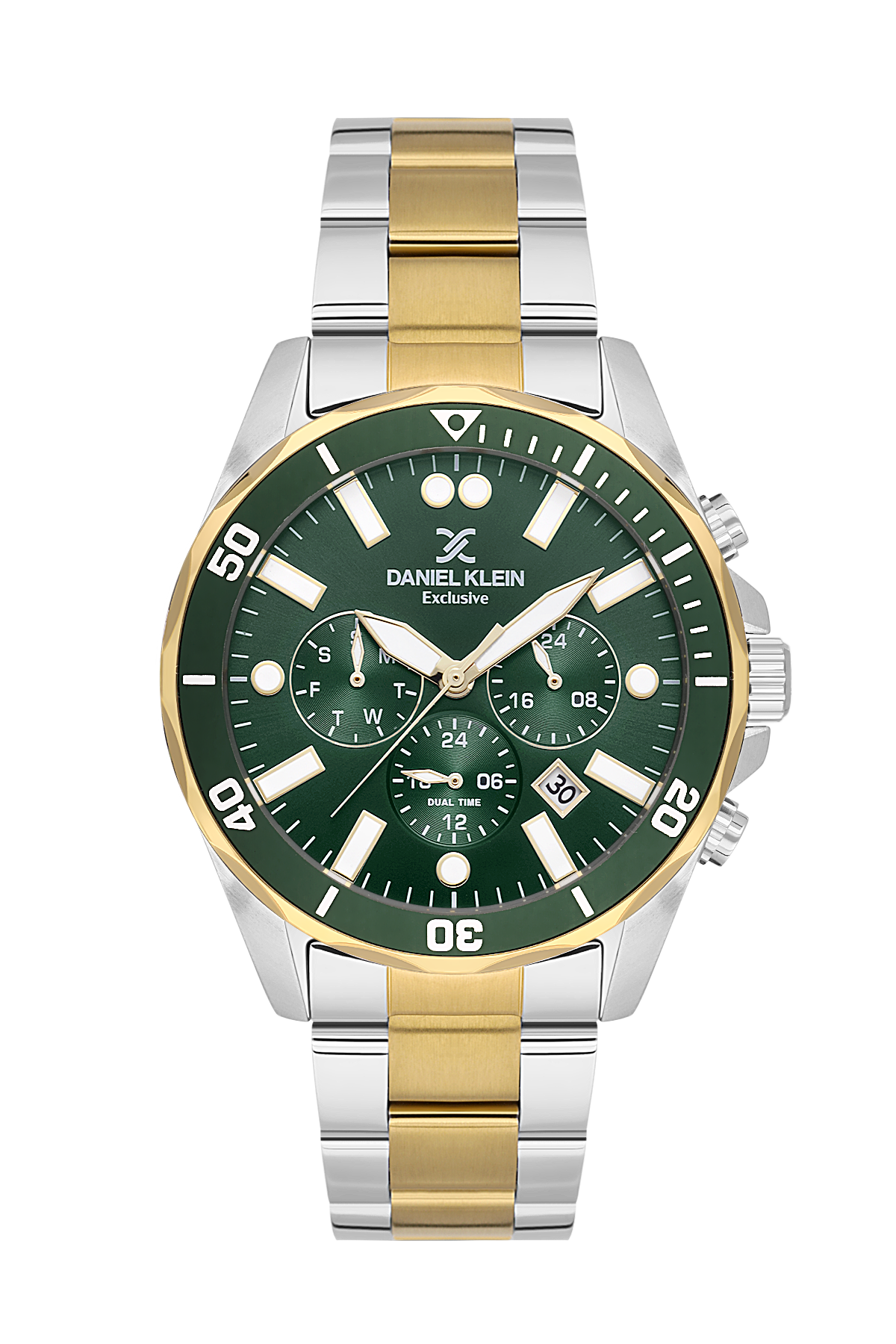 Daniel Klein Dual Time Wrist Watch for Men DK.1.14067-5