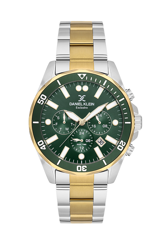 Daniel Klein Dual Time Wrist Watch for Men DK.1.14067-5