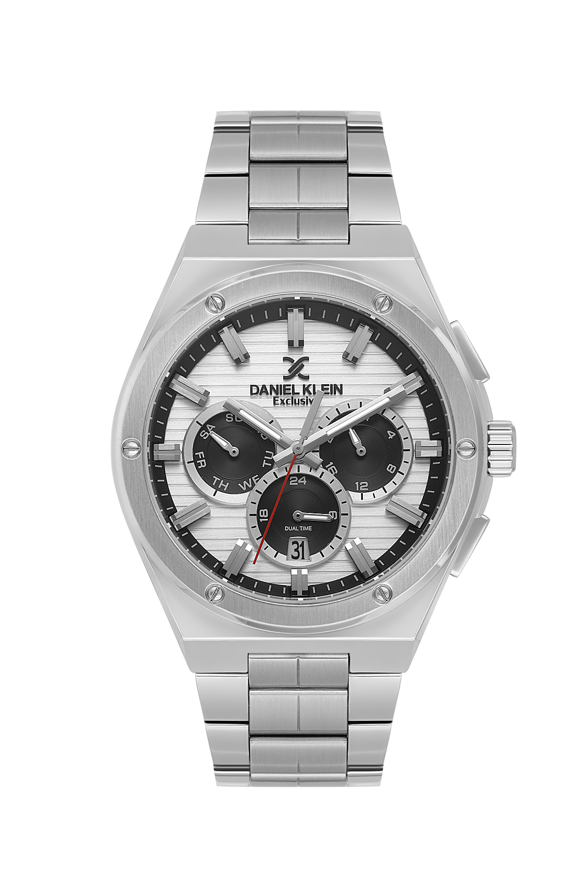 Daniel Klein Multifunction Dual Time Wrist Watch for Men DK.1.14071-1