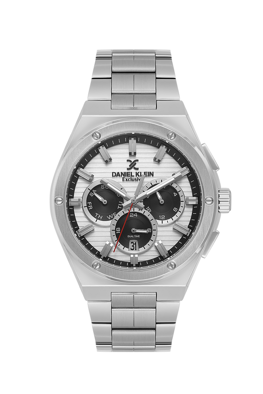 Daniel Klein Multifunction Dual Time Wrist Watch for Men DK.1.14071-1