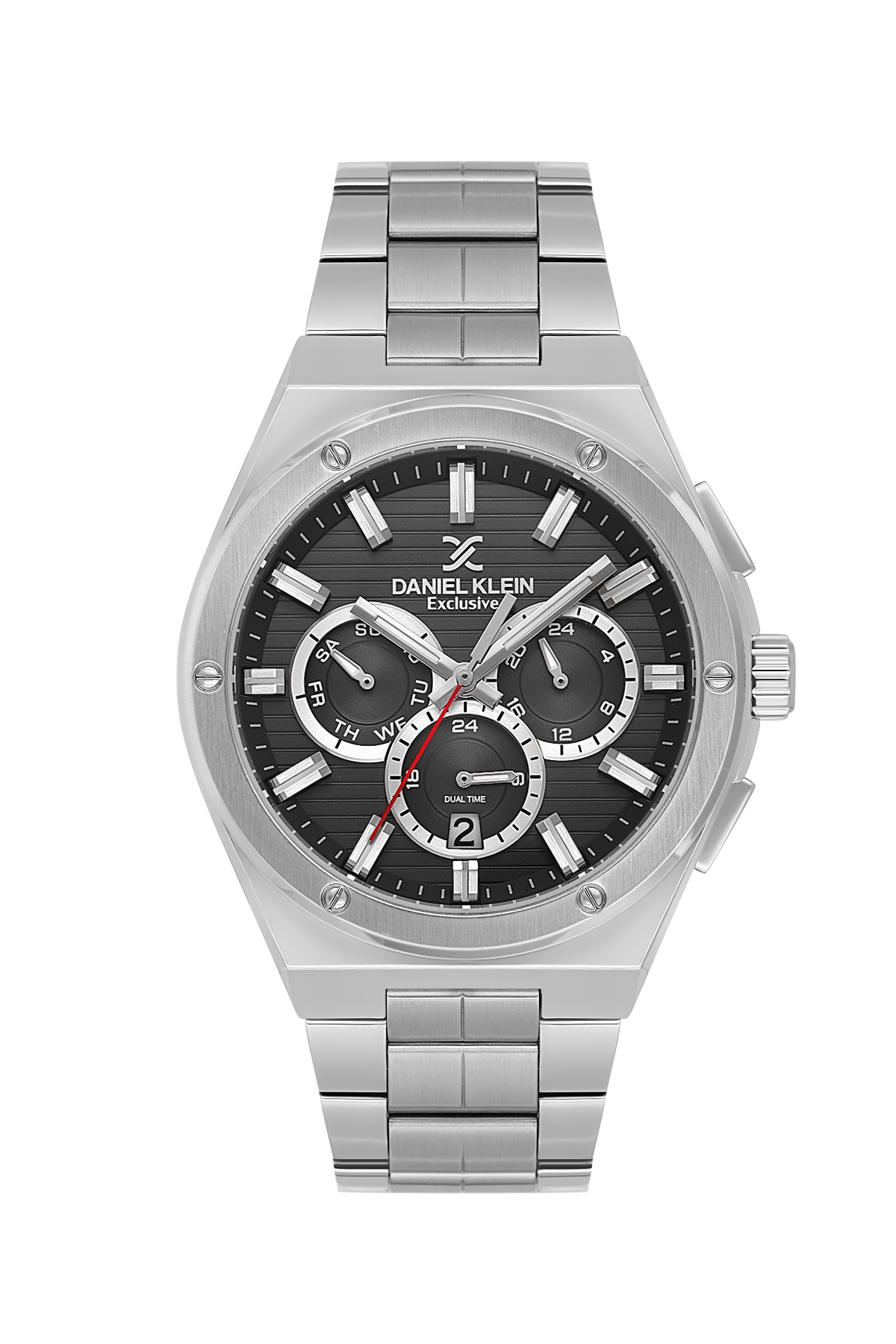 Daniel Klein Multifunction Dual Time Wrist Watch for Men DK.1.14071-2