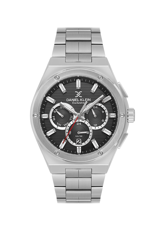 Daniel Klein Multifunction Dual Time Wrist Watch for Men DK.1.14071-2
