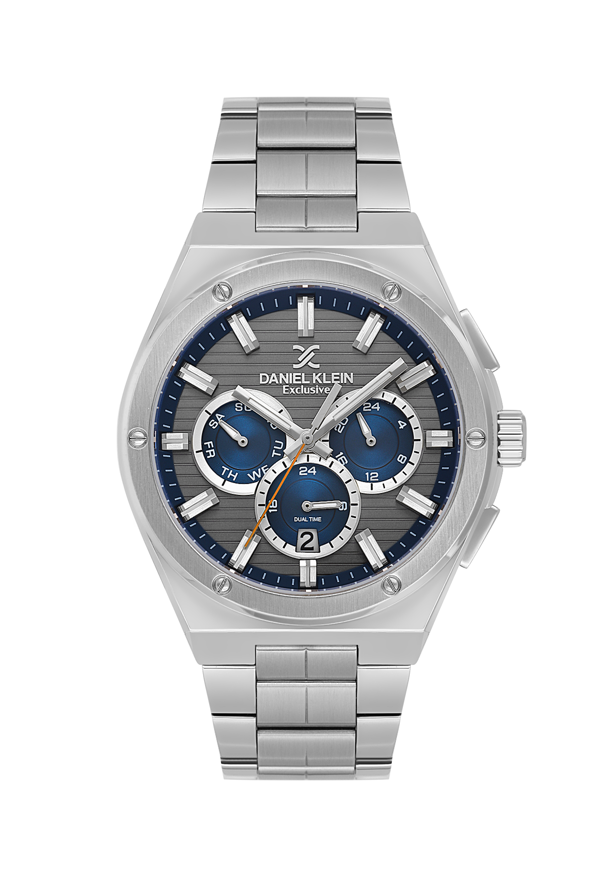 Daniel Klein Multifunction Dual Time Wrist Watch for Men DK.1.14071-3