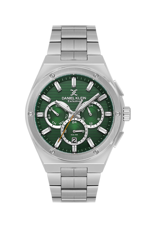 Daniel Klein Multifunction Dual Time Wrist Watch for Men DK.1.14071-4