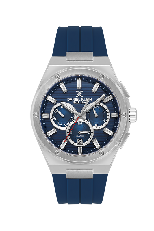 Daniel Klein Multifunction Dual Time  Wrist Watch for Men DK.1.14072-3