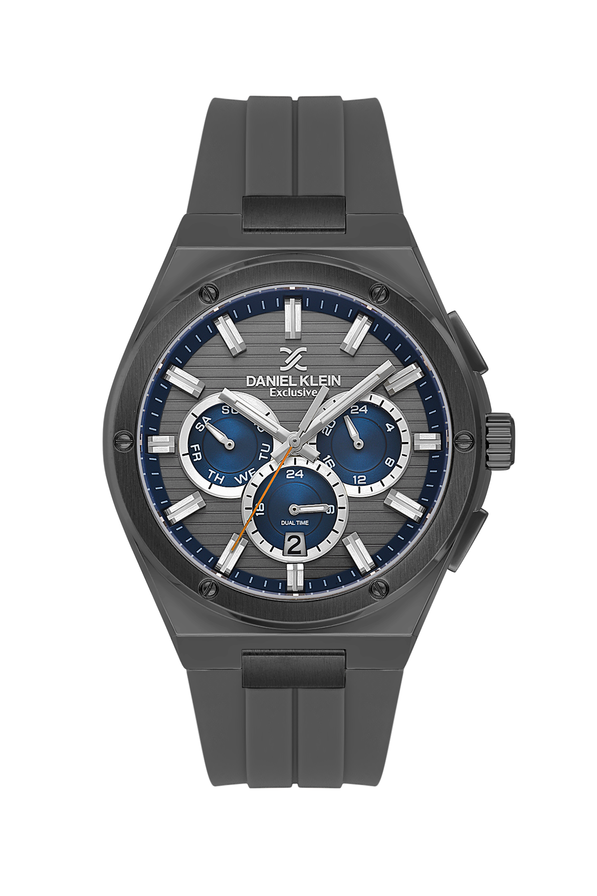 Daniel Klein Multifunction Dual Time  Wrist Watch for Men DK.1.14072-5