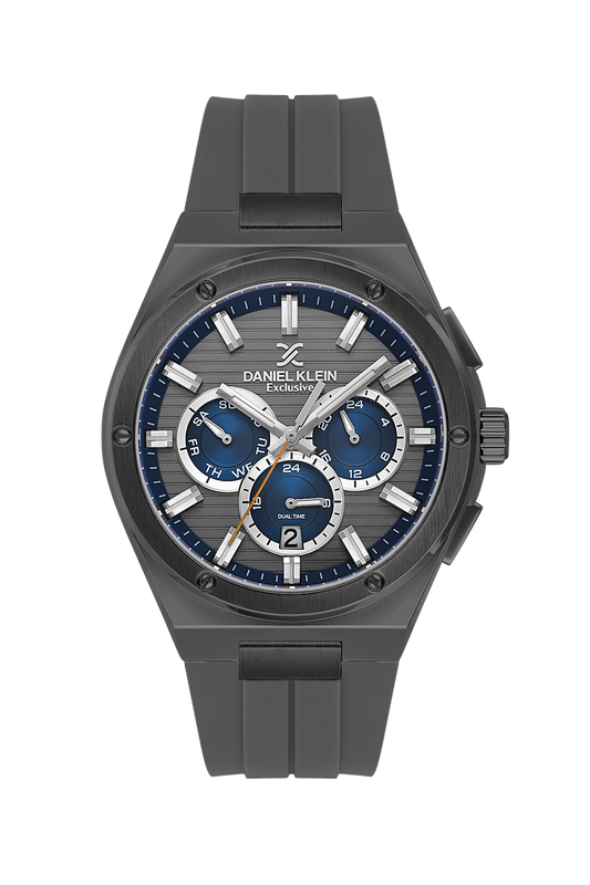 Daniel Klein Multifunction Dual Time  Wrist Watch for Men DK.1.14072-5