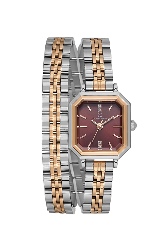 Daniel Klein Date & Time Wrist Watch for Women DK.1.14098-6